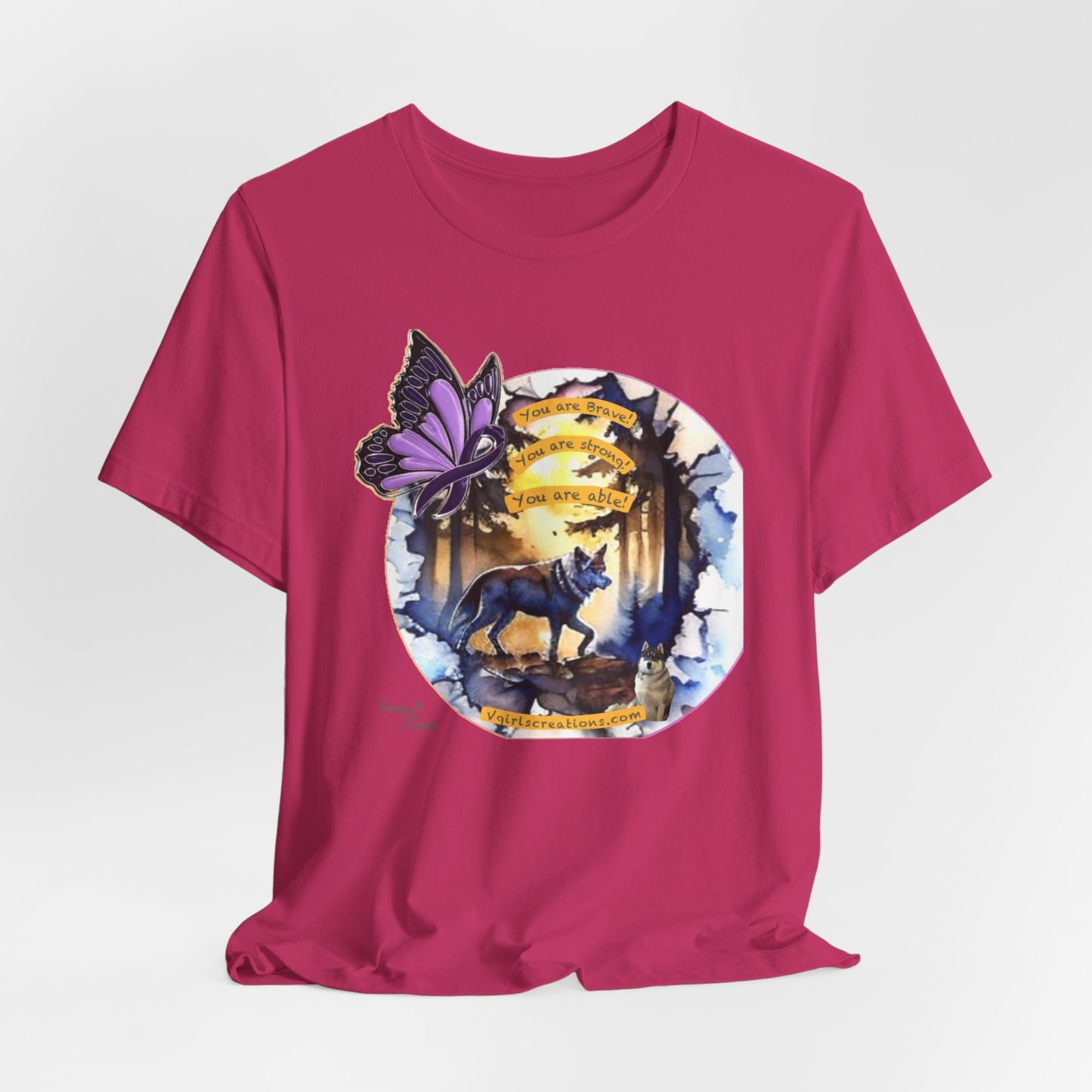 wolf - Unisex Jersey Short Sleeve Tee