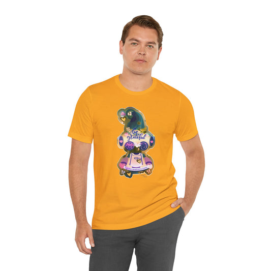Vibrant Robot Artwork Unisex Jersey Tee - Artistic Graphic Design for Creative Souls