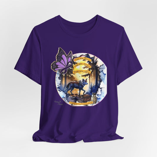 wolf - Unisex Jersey Short Sleeve Tee