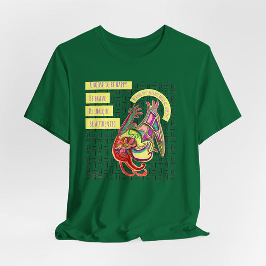 Happy - Unisex Jersey Short Sleeve Tee