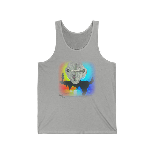 cross - Unisex Jersey Tank